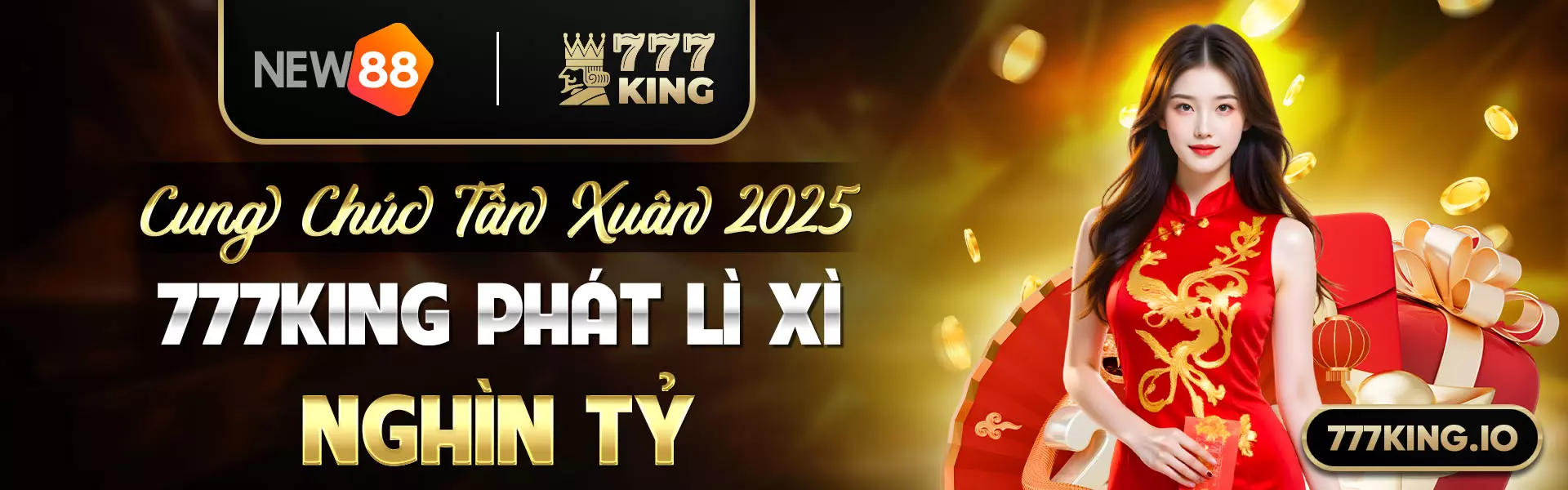 777king banner mừng năm mới 2025